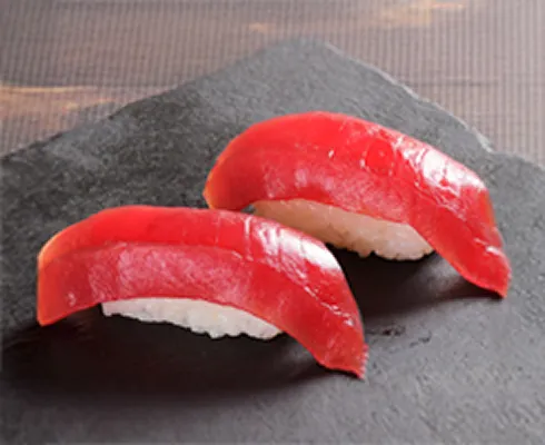 南まぐろ赤身二貫